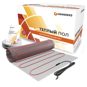 90666804 Нагревательный мат для теплого пола G2 10 м² 1500 Вт STLM-0330344 GRANDEKS