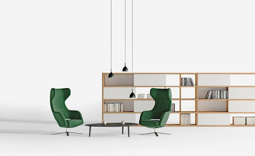 Sinetica Книжный шкаф open office из дерева Abacus sun-id-1383536 - Вид №1