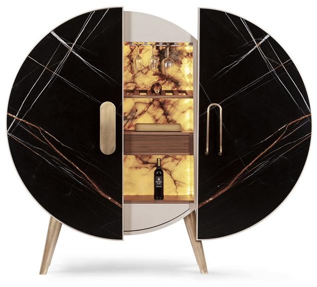 Greenapple Барная стойка из мрамора со встроенной подсветкой Perfect raw G703150  - Вид №1