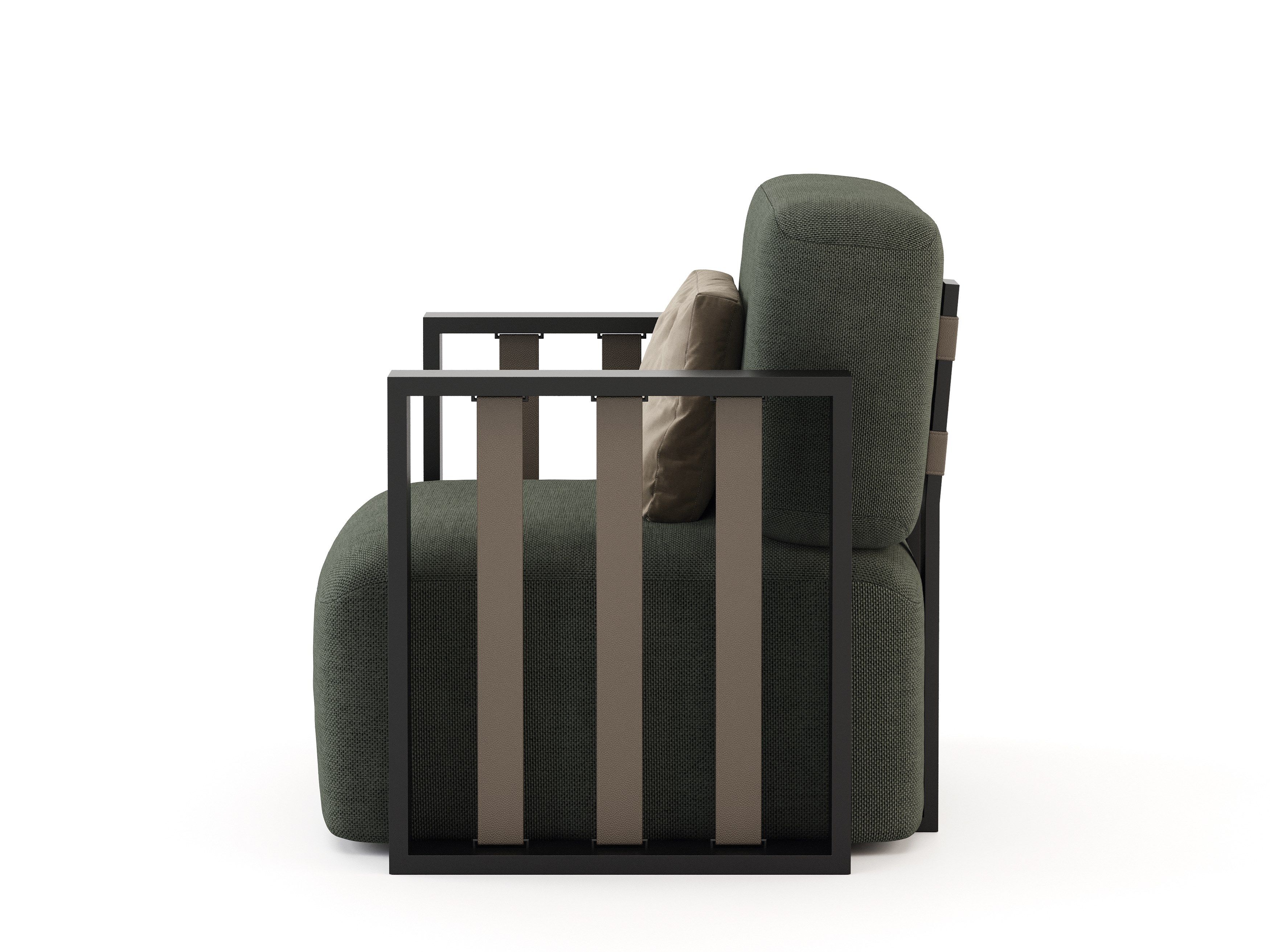 Тканевое кресло с подлокотниками Stylish Club His &amp ARCH-00119690 - Вид №3