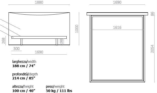 Staygreen Двуспальная кровать в крафт-бумаге sun-id-1414312 - Вид №7
