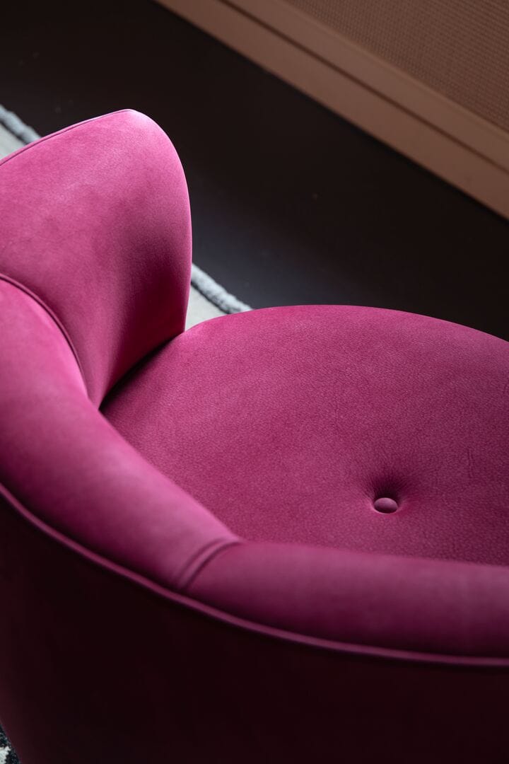 Кожаное вращающееся кресло с подлокотниками Baxter Anais ARCH-00046968 - Вид №6