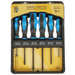 Набор отверток КВТ Мастер НО-06-S 4838679