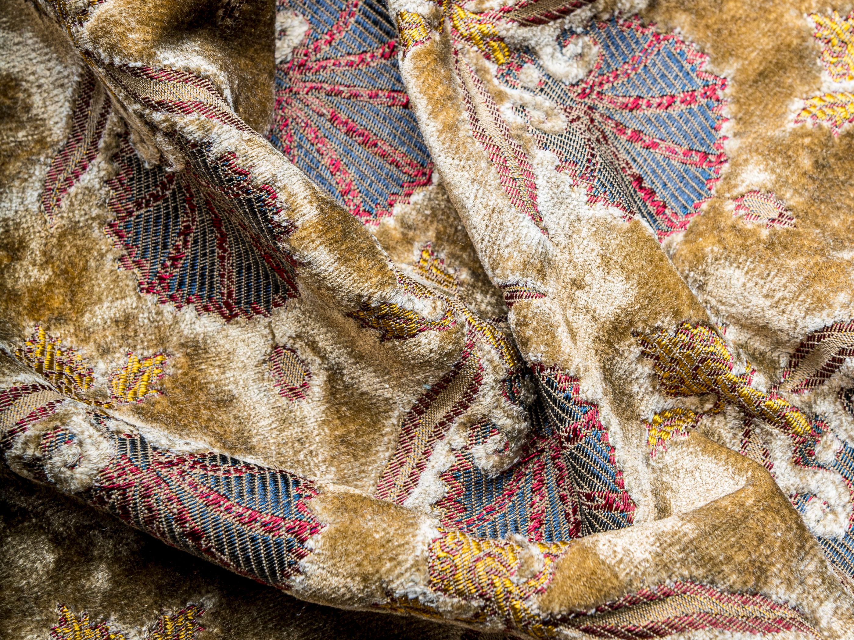 Жаккардовая ткань из полиэстера, вискозы и хлопка The House of Lyria AIRAINES ARCH-00029915