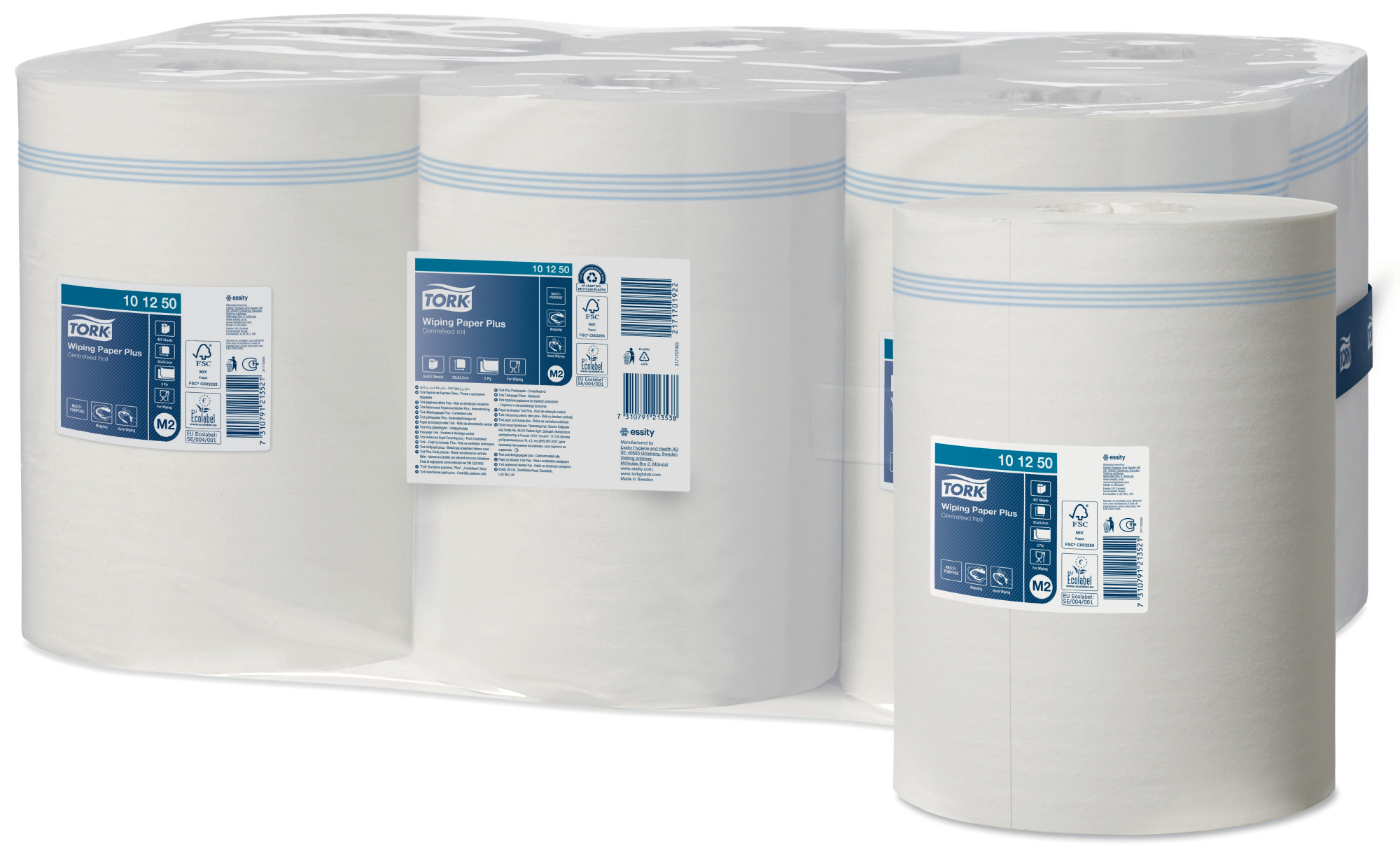 10125038 Бумажная салфетка для средней степени загрязнения Tork 