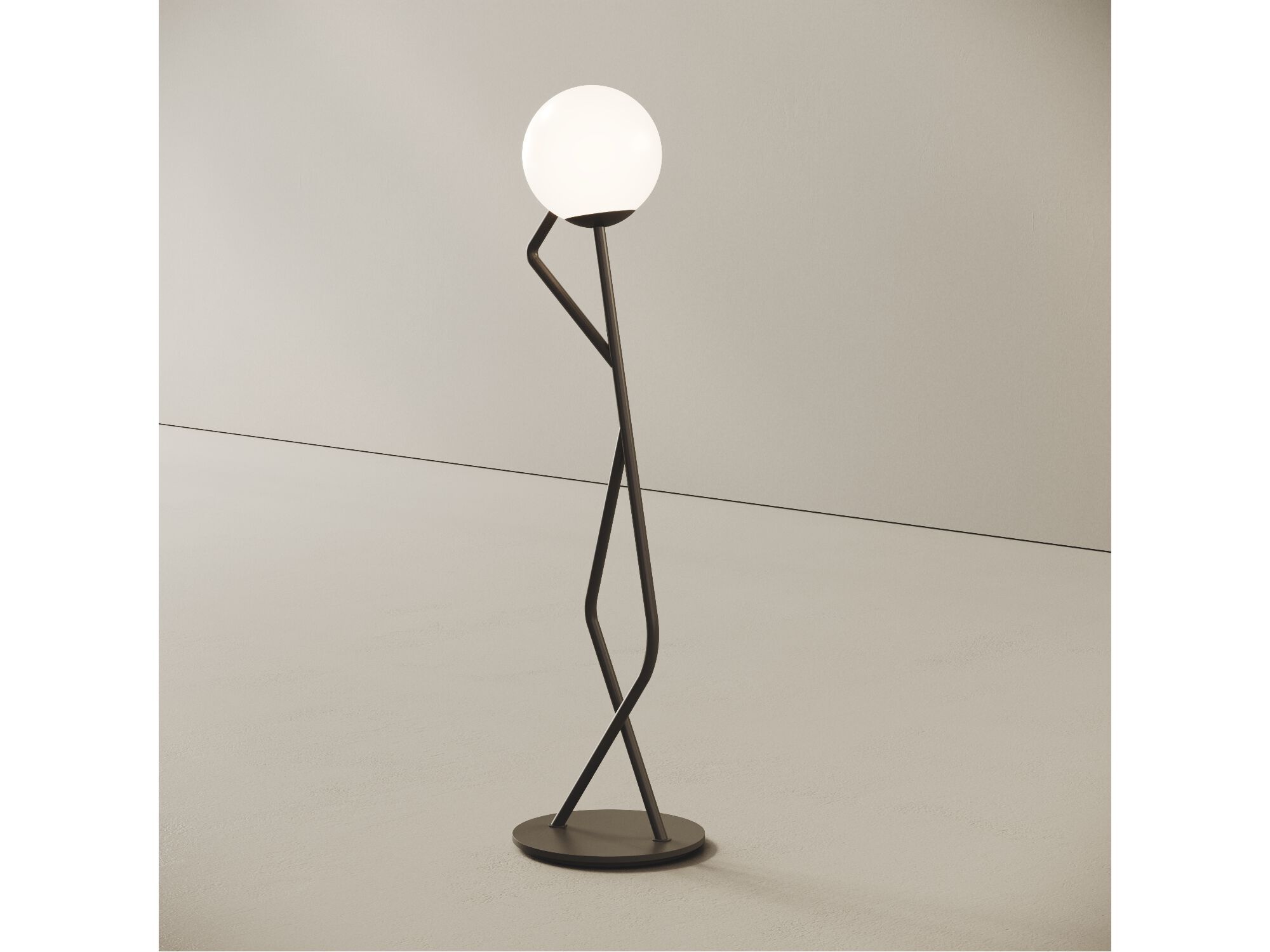 Светодиодный торшер из нержавеющей стали с фотокаталитической обработкой Creazione SUGO Omino ARCH-00130479