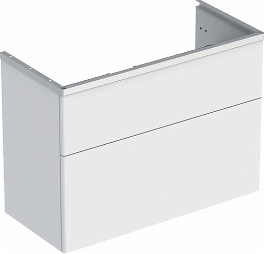 9610062101 IDO Glow тумба под умывальник, с двумя ящиками, Ш = 580 мм, Ш1 = 600 мм, дуб - Вид №6