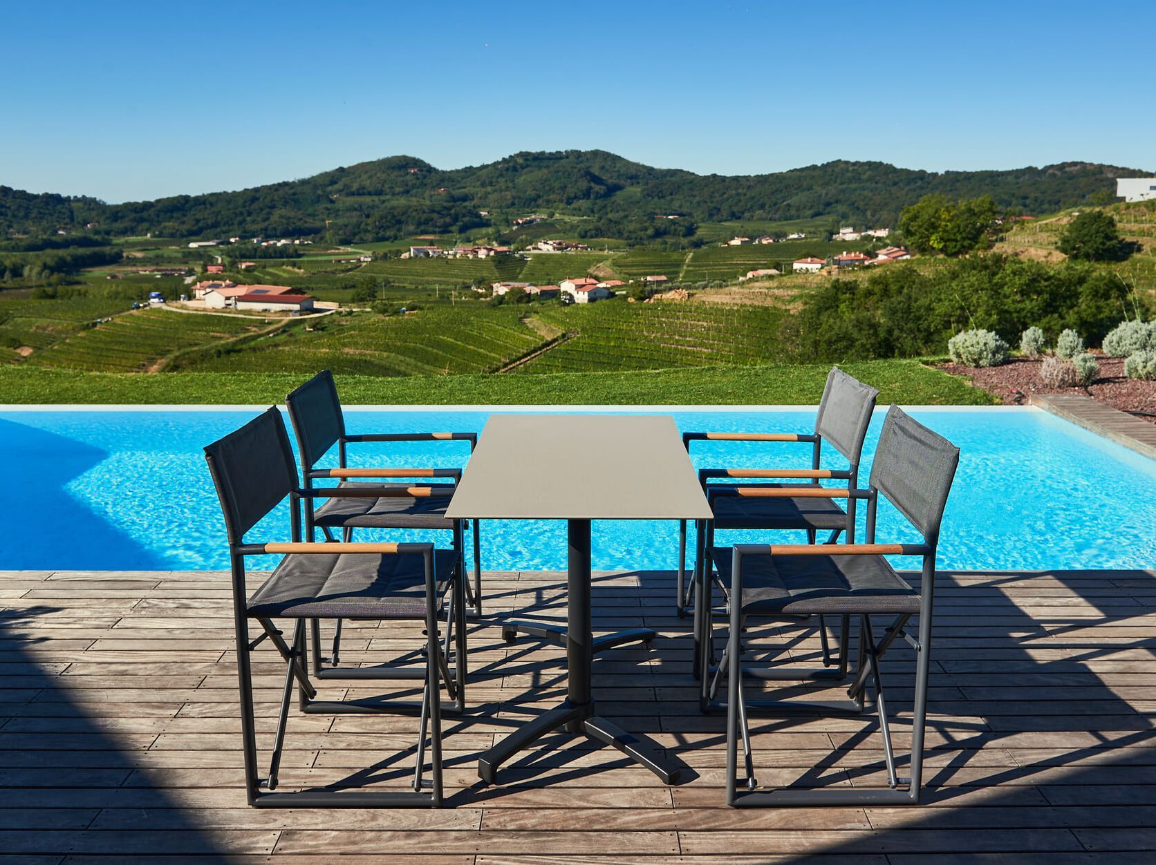 Прямоугольный садовый стол DRIGANI плоская поверхность ARCH-00144819