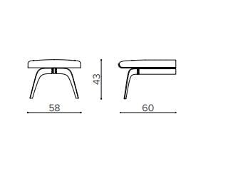 Скамейка из ткани True Design Millepiedi ARCH-00121468 - Вид №33