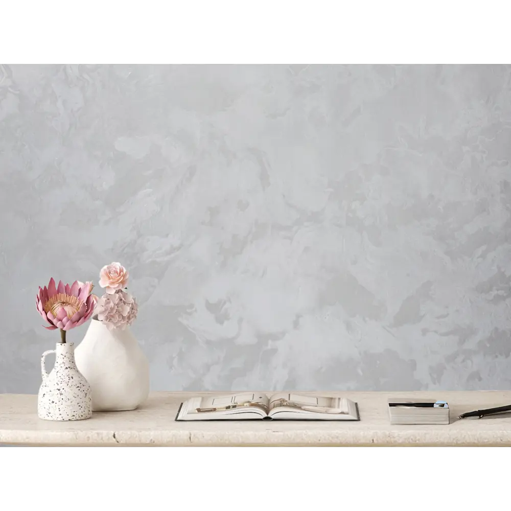 Флизелиновые обои Victoria Stenova Eldorado серые с виниловым покрытием 89400078 STLM-1571764 - Вид №4