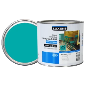82063312 Эмаль универсальная Luxens 2.5 кг изумрудный STLM-0854127