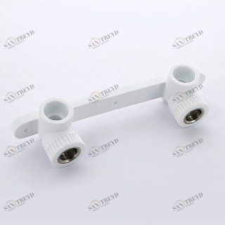 Водорозетка В двойная на планке PRO AQUA полипропиленовая 20х1/2" PA280008P