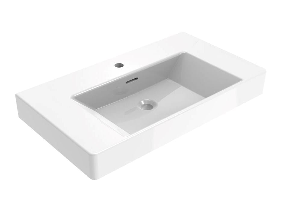 Керамическая прямоугольная подвесная раковина Ercos MALIBU ARCH-00011700