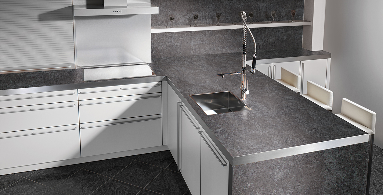 Столешницы для кухни - Керамо графит LIGRON LIST392 4065 - Вид №17