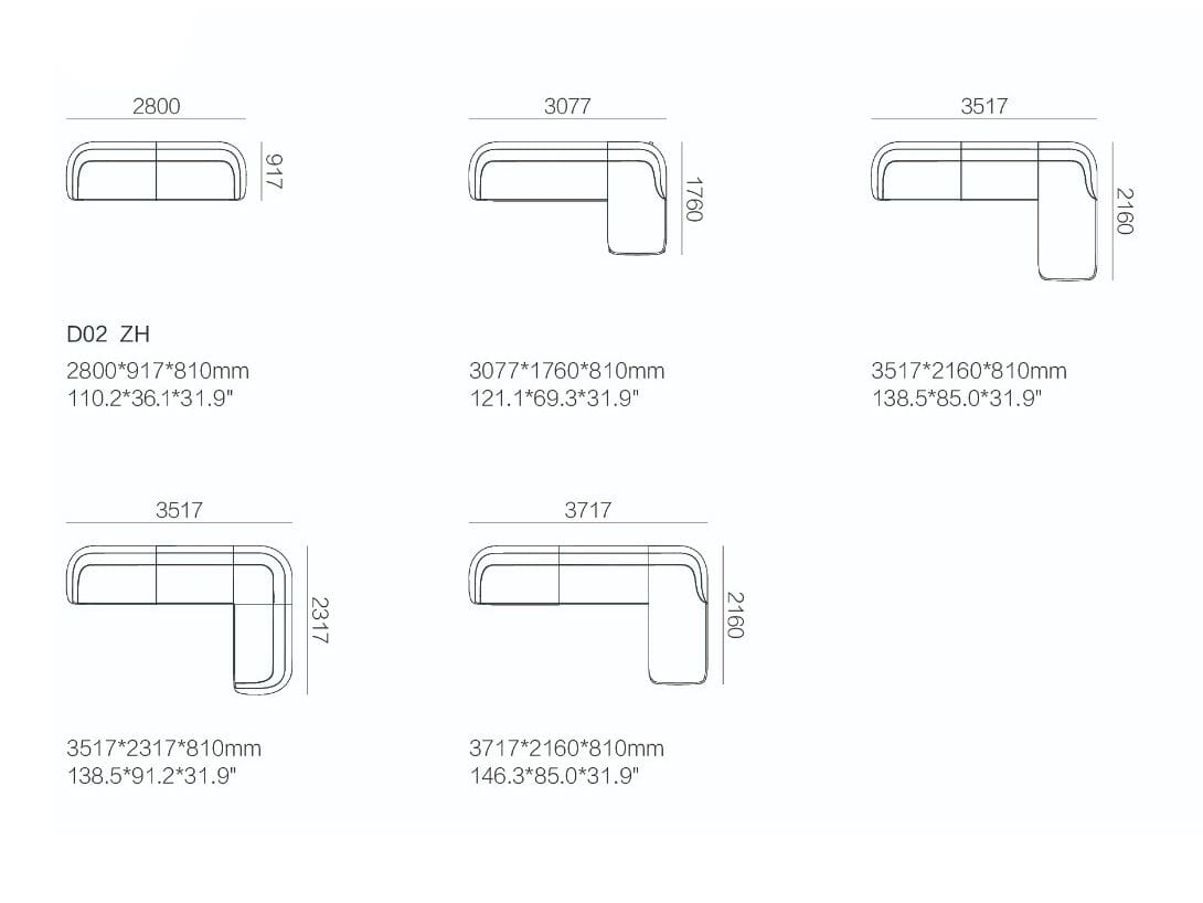 Ткань диван HC28 maison медведь ARCH-00085547 - Вид №4