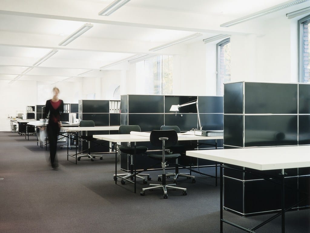 Металлический модульный низкий офисный шкаф USM USM Haller System ARCH-00017847 - Вид №4