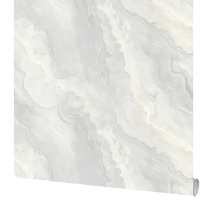 Wall Decor Марбл: серые флизелиновые обои с текстурой камня 89417509