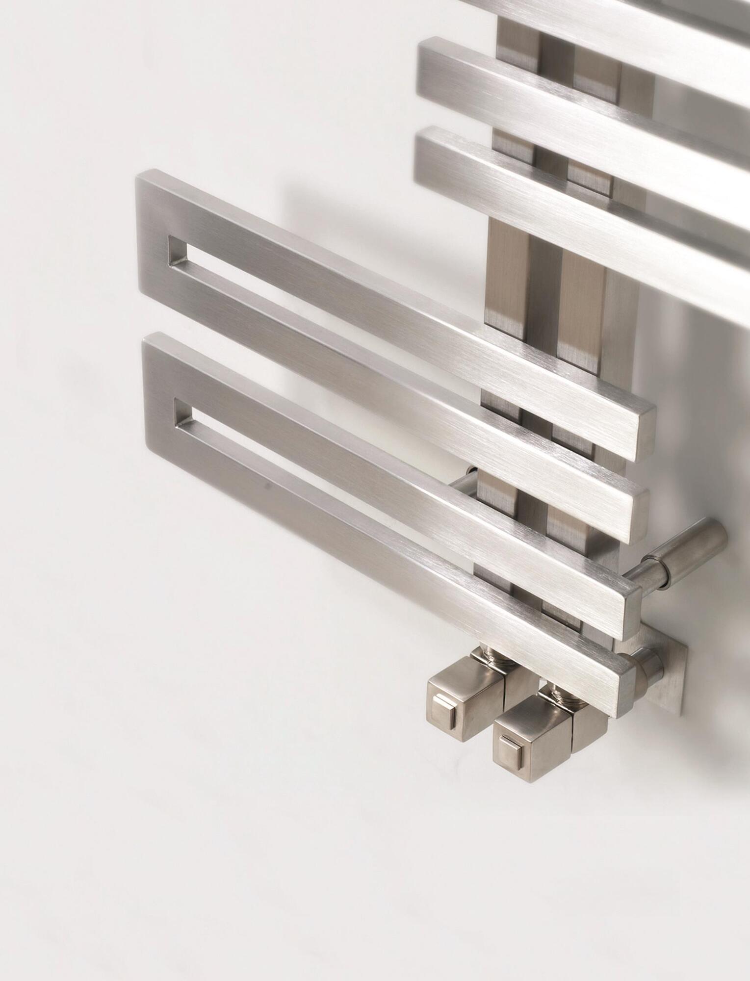 Полотенцесушитель Hammam CAMILLA Stainless steel  комбинированный; электрический или водяной Сталь  - Вид №40