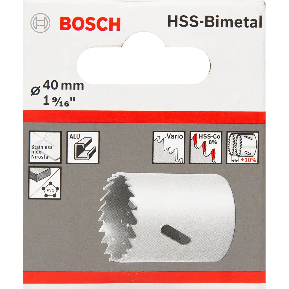 Коронка по стали биметаллическая Bosch 2608584112 40 мм BOSCH PROFESSIONAL STLM-2009734 - Вид №2
