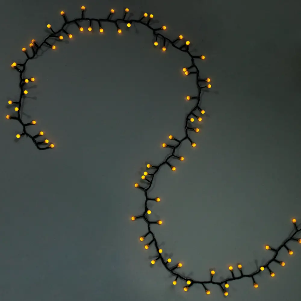 Электрогирлянда комнатная «Нить» 5 м 144 LED жёлтый на батарейках 82184015 STLM-2110013 Santreyd 