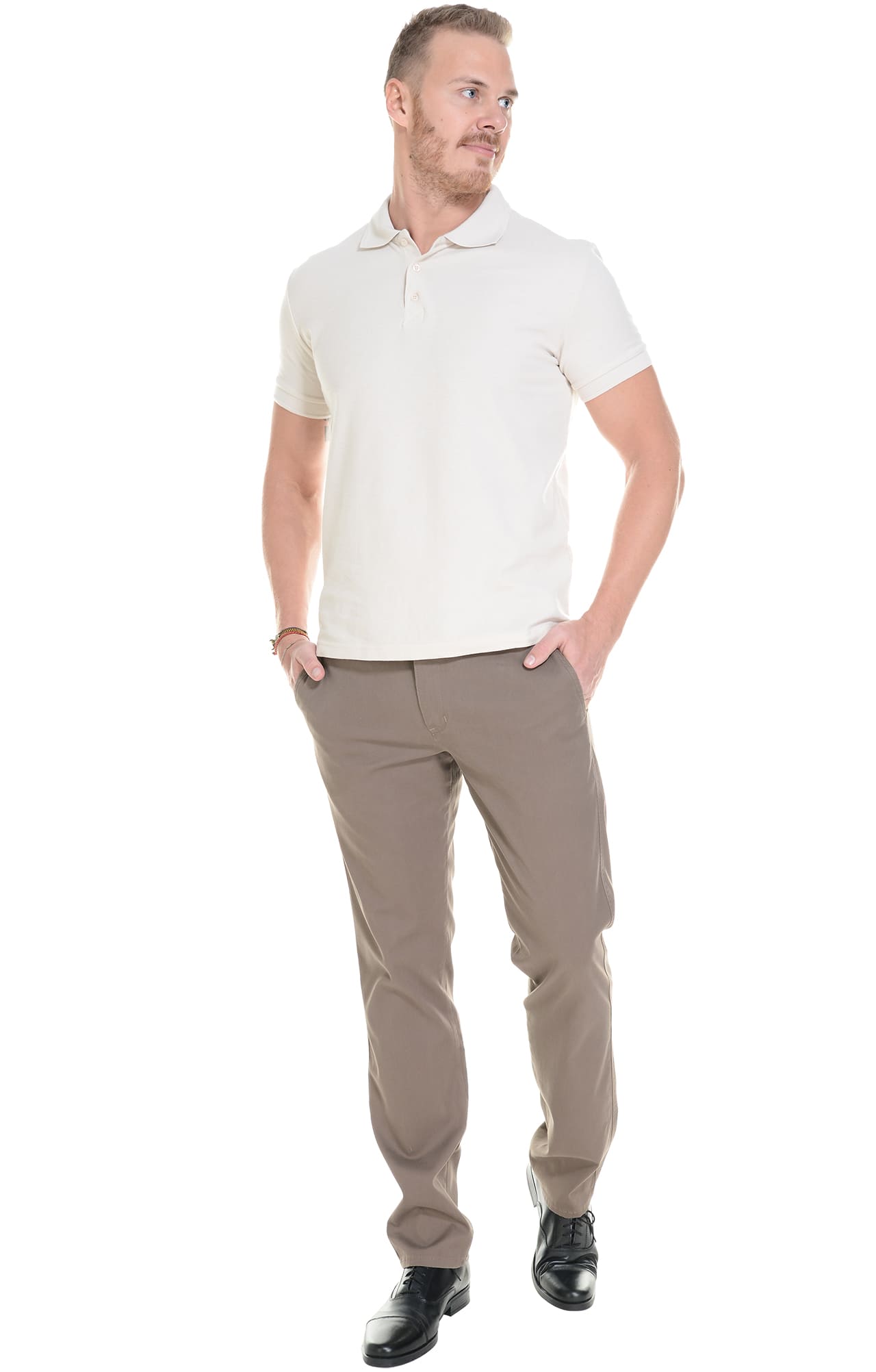 68255 Брюки  мужские chocolate (коричневые) El-Risto  Одежда для официантов  размер 58/182-188  - Вид №7