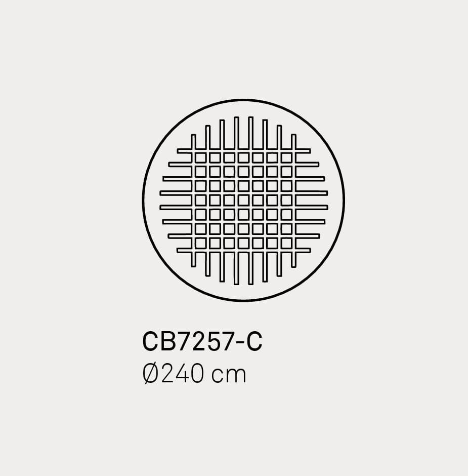 Круглый ковер из полипропилена с геометрическим рисунком Connubia CEK ARCH-00085782 - Вид №2