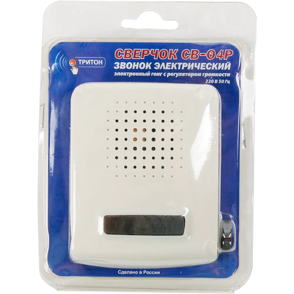Тритон Сверчок СВ-04Р — проводной дверной звонок с регулировкой громкости 82353538 STLM-0025243 - Вид №3