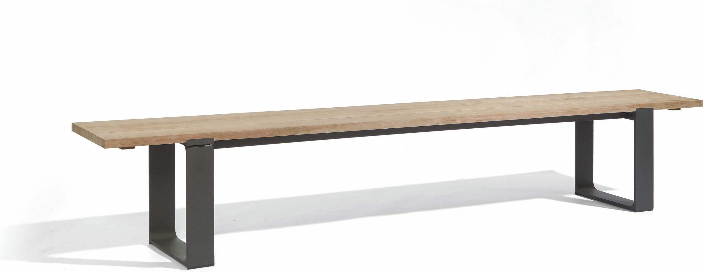 MNST1019 Скамейка лава состаренный teak 270 Manutti Prato