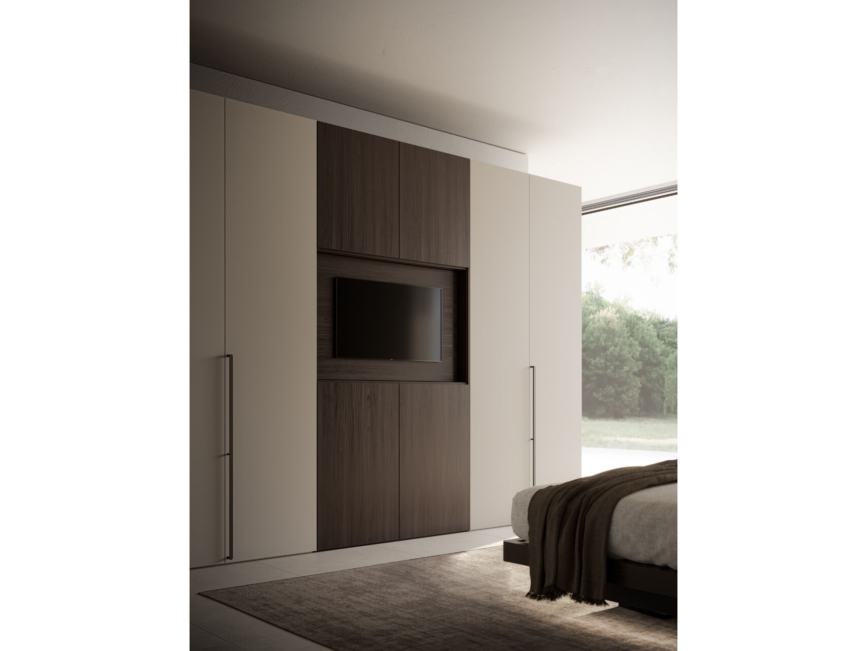 Шкаф со встроенным телевизором Santalucia Mobili VISION ARCH-00099265 - Вид №2
