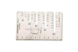 16288113 Линейка Kristeel Rivet Gauge М00005718 Shinwa