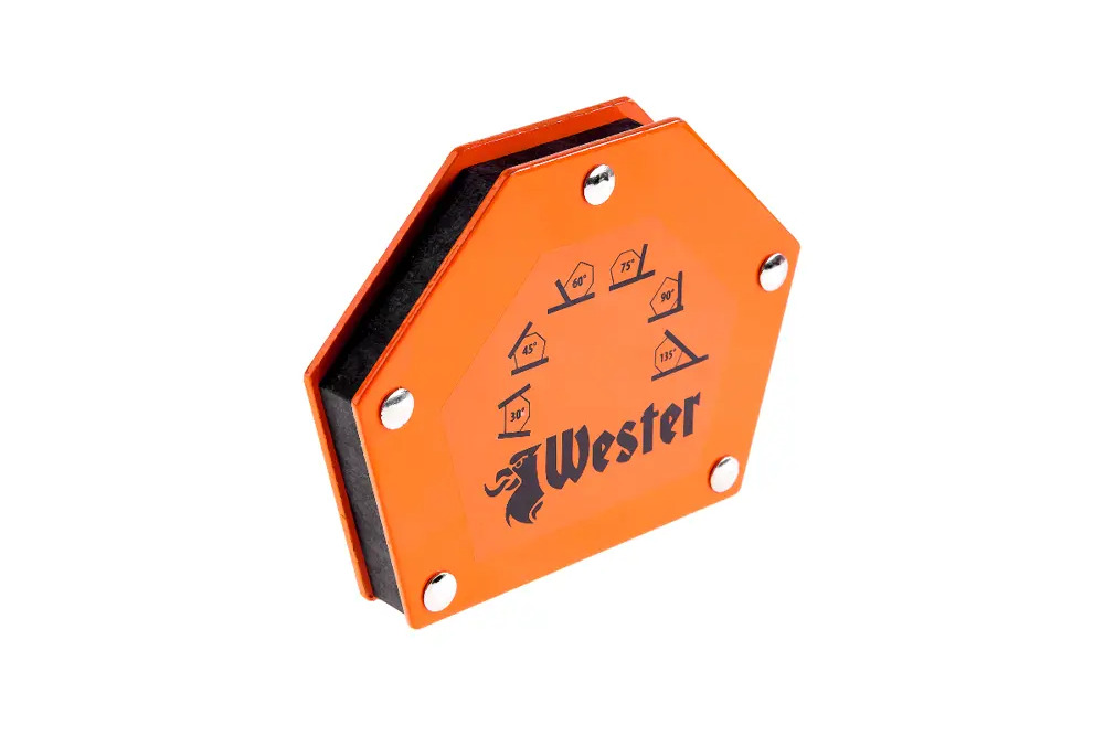 90192186 Уголок магнитный для сварки WESTER WMCT50 углы 30°/45°/60°/75°/90°/135° до 23кг STLM-0846507