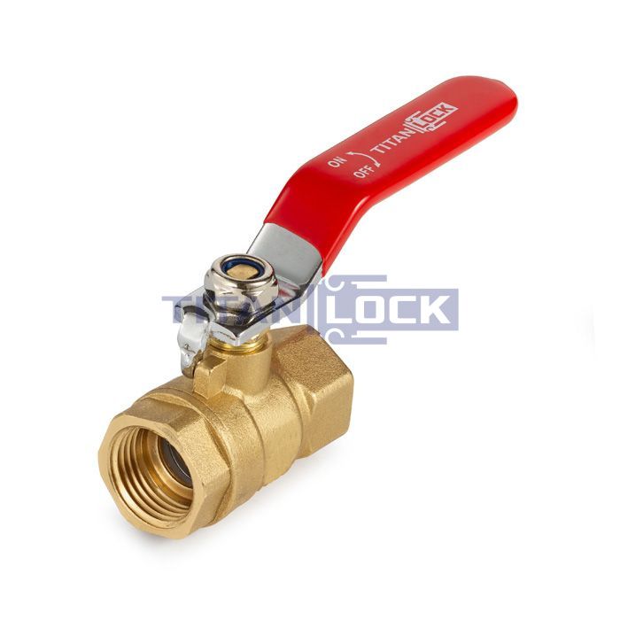 0,75in, шаровый кран, резьба BSP, латунь TL75BVBR TITAN LOCK 