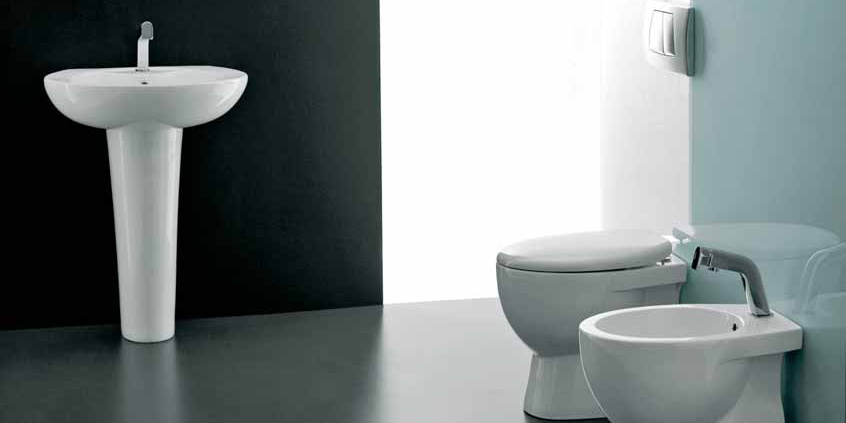 40005 Подвесная раковина настенная овальная Althea Ceramica  белая  - Вид №1