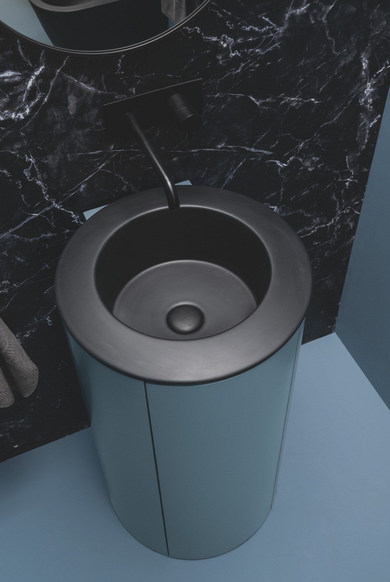 Напольный шкаф для умывальника из МДФ с дверцами Axa Skyland ARCH-00085140 - Вид №3