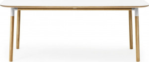 602834 Стол 95 x 200 см Белый / Дуб Норманн Копенгаген Normann Copenhagen Form