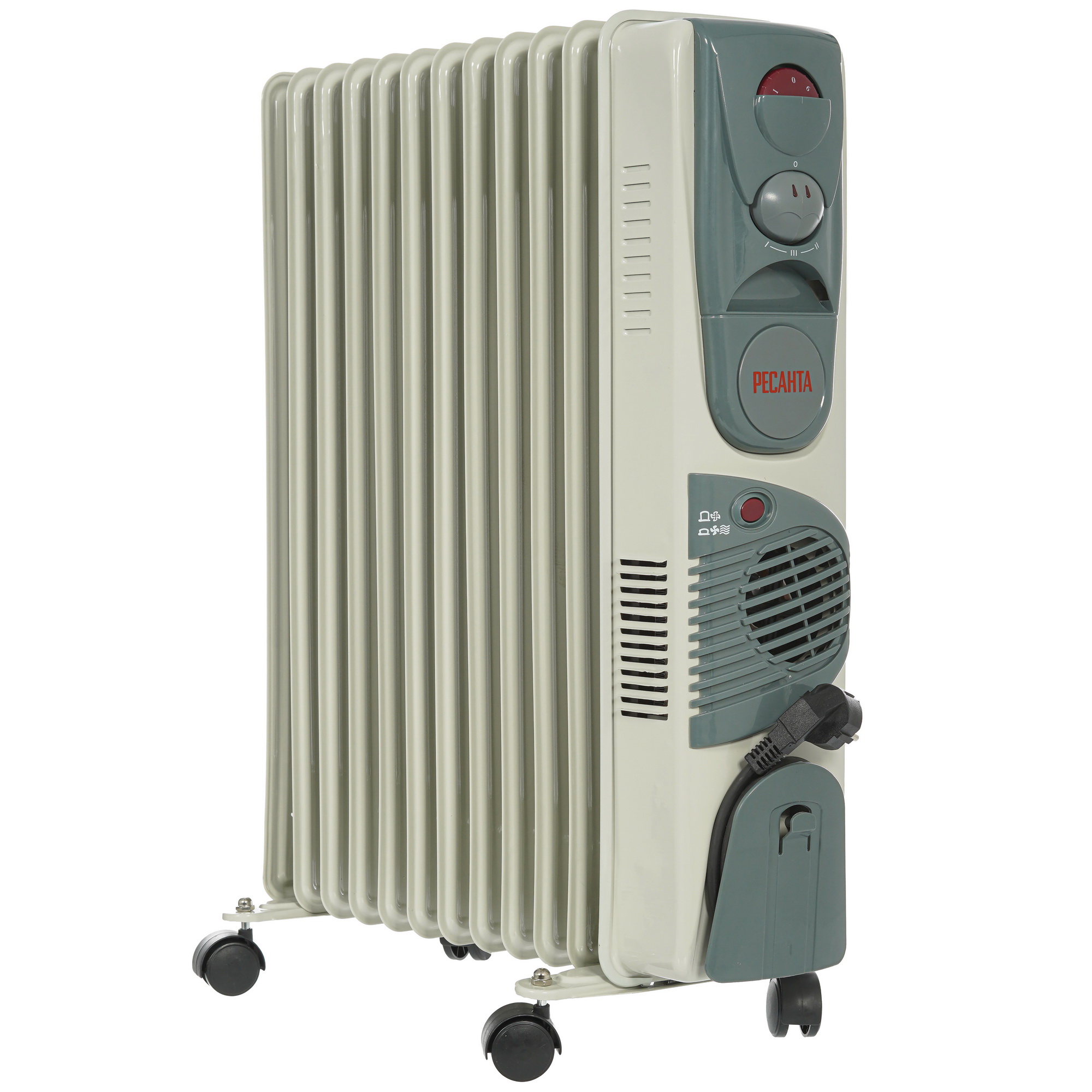 7999561 Масляный обогреватель Ресанта ОМ-12НВ белый STDN-0043671