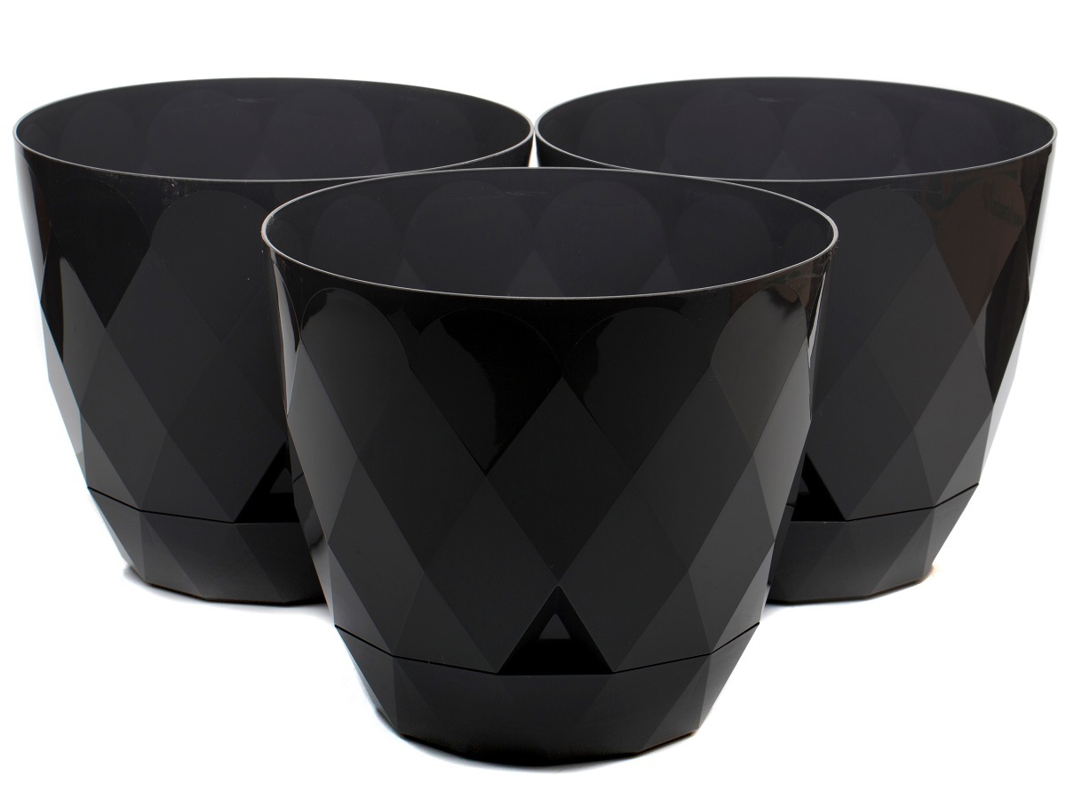 Горшок для цветов Rico 9.2L Anthracite NAVAKO 16035 - Вид №3