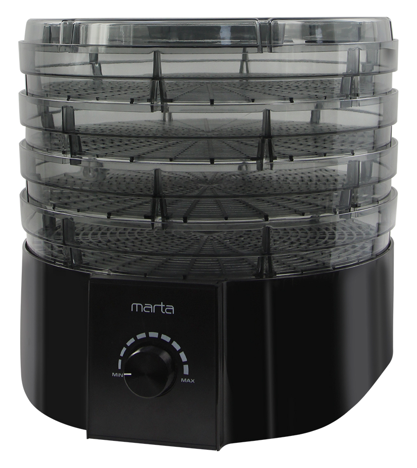 9213210 Сушилка для овощей и фруктов MARTA MT-FD1889A черный STDN-0093418 - Вид №2