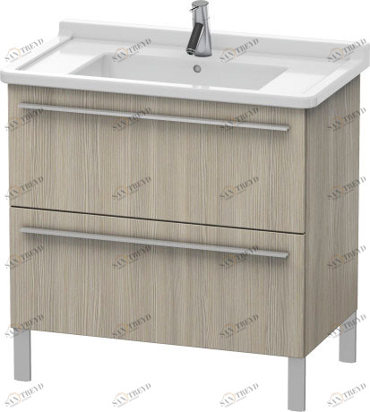 XL653603131 X-Large Тумбочка напольная Сосна серебристая, декор Duravit