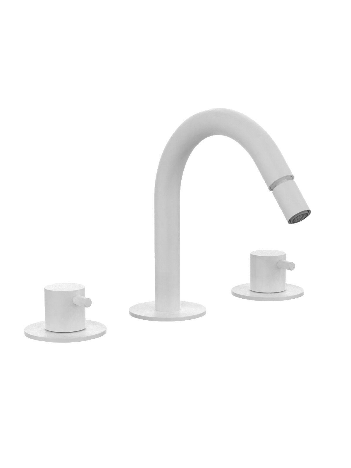 Смеситель для биде с 3 отверстиями для пола с отдельными розетками Rubinetterie Frattini Pepe XL ARCH-00131328 - Вид №18