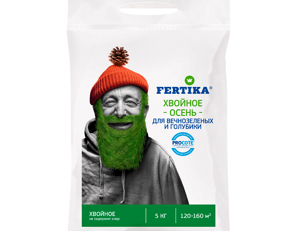 Фертика хвойное удобрение, осень 5 кг Fertika GPBST-252
