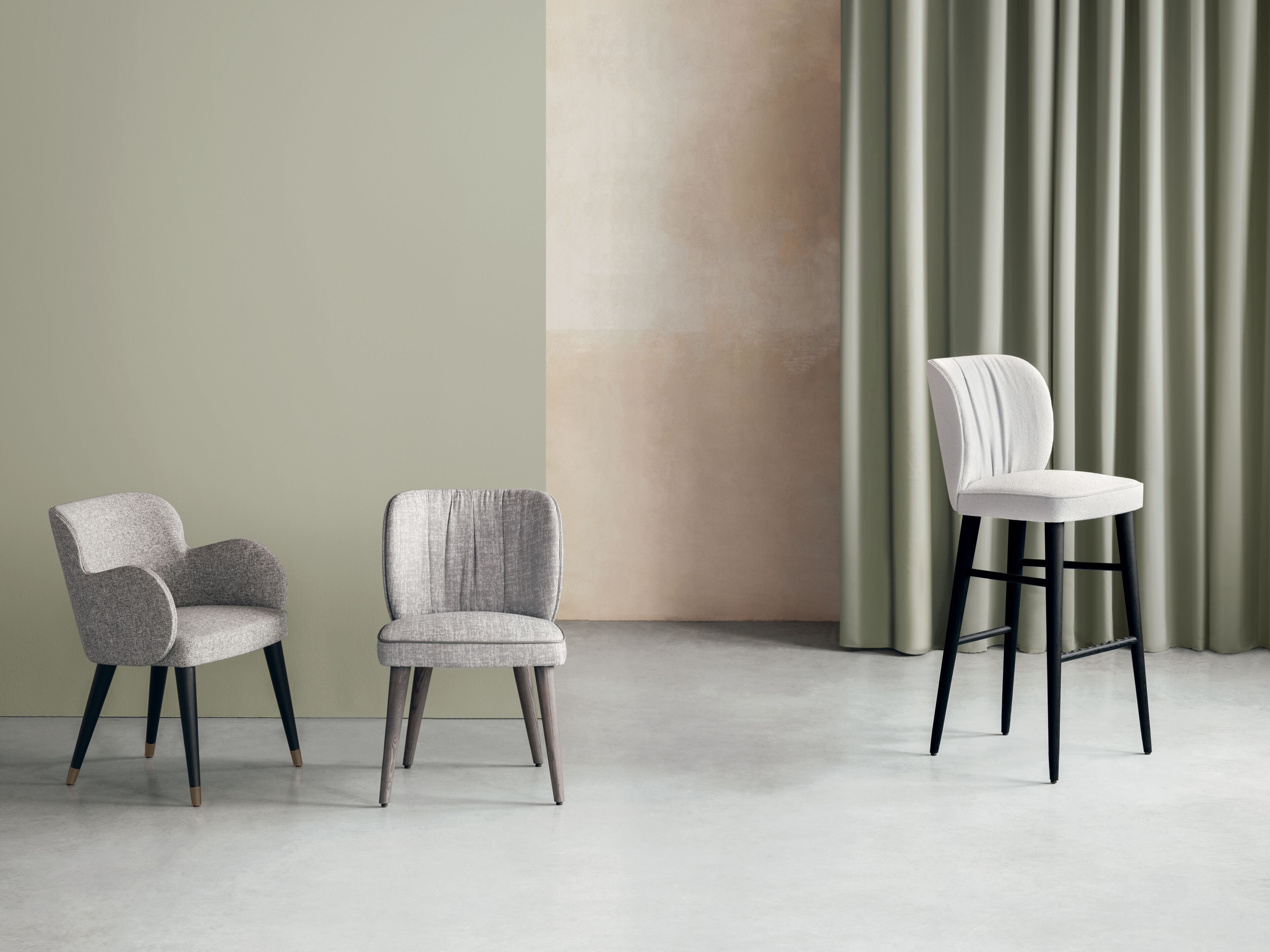 Мягкий стул из ясеня Riccardo Rivoli ARCH-00136224 - Вид №5