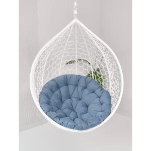 91636429 Подушка для качелей Everena Outdoor round grey-blue papasan 120x120 см разноцветная STLM-0833429