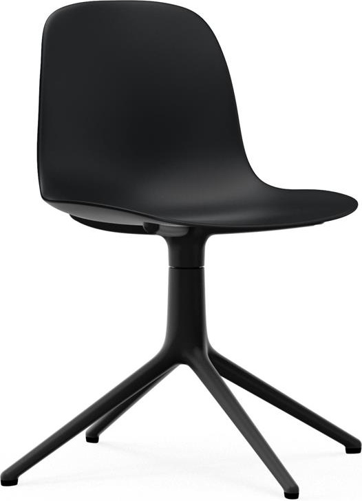 606012 Стул Swivel 4L Black Alu Black Normann Copenhagen Form