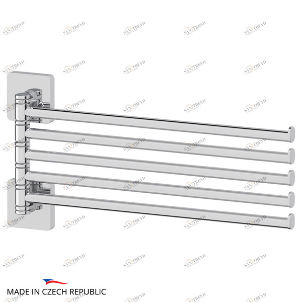 Держатель полотенец поворотный пятерной 37 см Ellux AVANTGARDE AVA 019 sun-id-561238