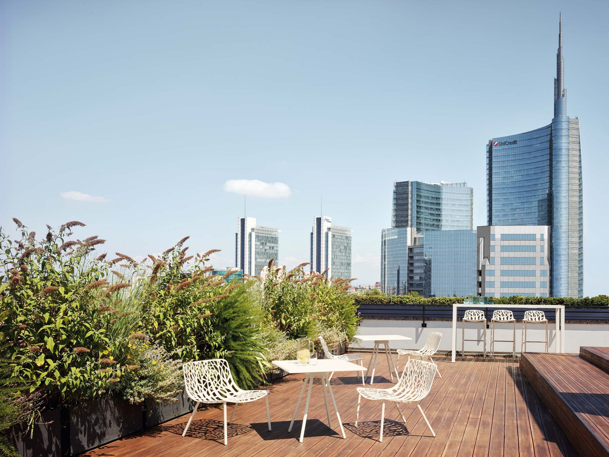 Высокий прямоугольный алюминиевый стол FAST Omnia Selection ARCH-00151874 - Вид №3