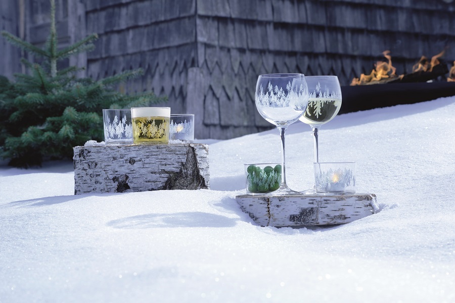 G060-07-177 Набор из 4 подсвечников fir 6 см LSA International  - Вид №1