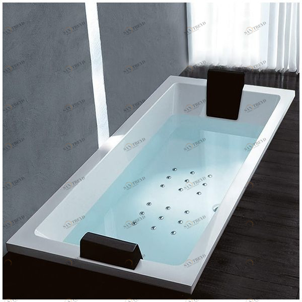 Ванна Gruppo treesse Quadra 199 V073C-DX белая с аэромассажем прямоугольная встроенная правая STAV073CDX