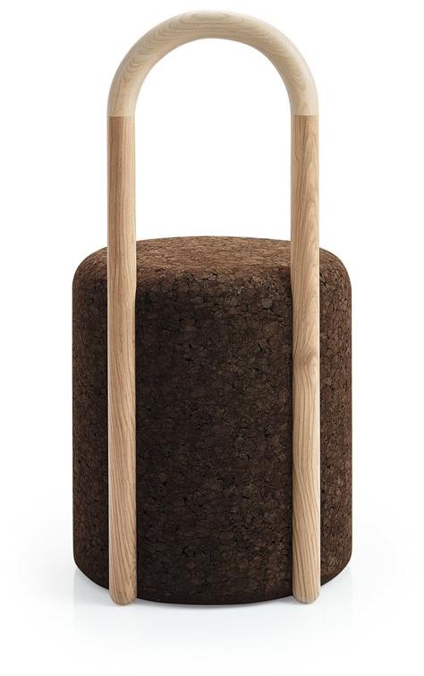 BlackCork Стул из пробки с открытой спинкой Omega sun-id-1447504 - Вид №5