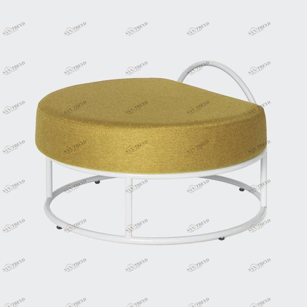 Пуф круглый желтый Bauhaus by Varya Schuka WOODI  00-3966291 Желтый 